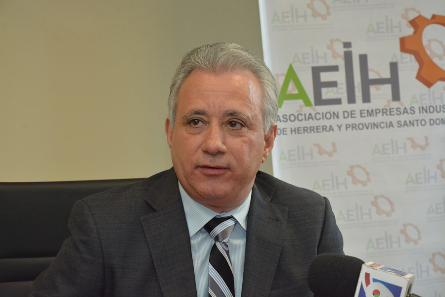 Antonio Taveras Guzmán, presidente de la Asociación de Industriales de Herrera y Provincia Santo Domingo (AEIH). | Lésther Alvarez