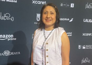 La editora Adriana Martínez, quien estuvo nominada en la categoría “Mejor dirección de montaje” por la película “Huesera” en la XI edición de Premios Platino Xcaret.