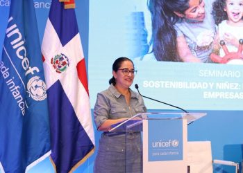 Anyoli Sanabria, representante adjunta Unicef República Dominicana. - Fuente externa.