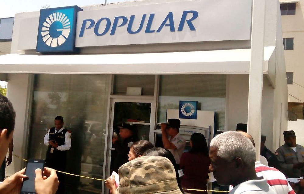 En 2015, asaltaron la sucursal del Banco Popular en la avenida Luperón con Olof Palme.