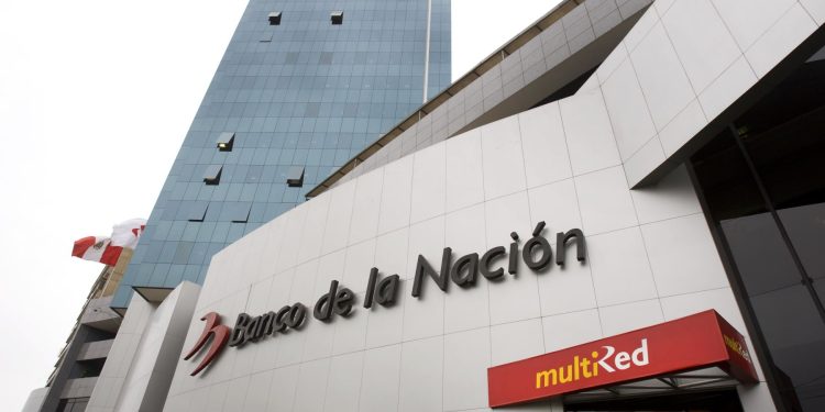 Banco de la Nación, en Perú. | Andina.