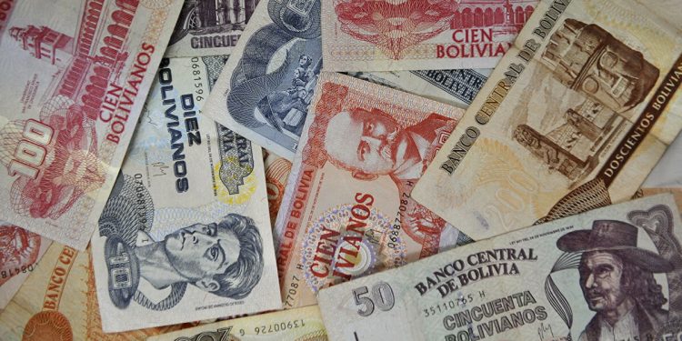 Bolivianos moneda dinero Bolivia