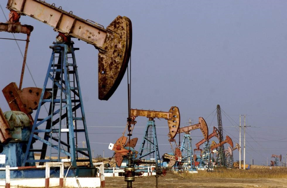 campo de petróleo en texas
