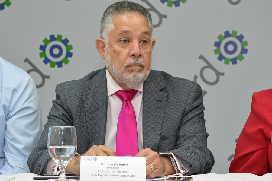 Campos de Moya, presidente de la Asociación de Industrias (AIRD).