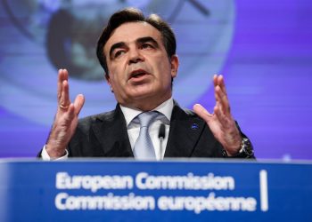 Margaritis Schinas, vicepresidente de la Comisión Europea (CE). | Kenzo Tribouillard, EFE.