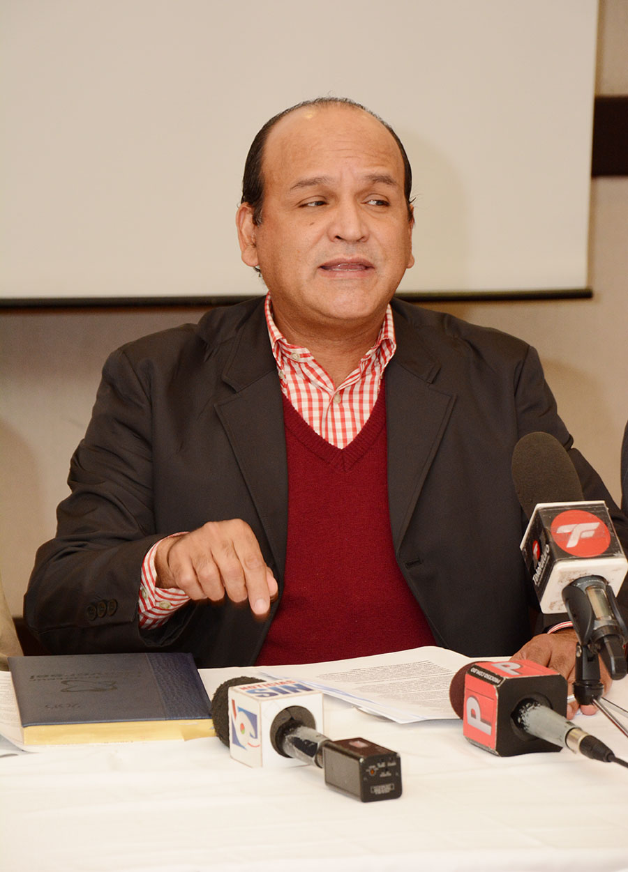 Iván García, presidente de la Federación Dominicana de Comerciantes. /GABRIEL ALCÁNTARA.