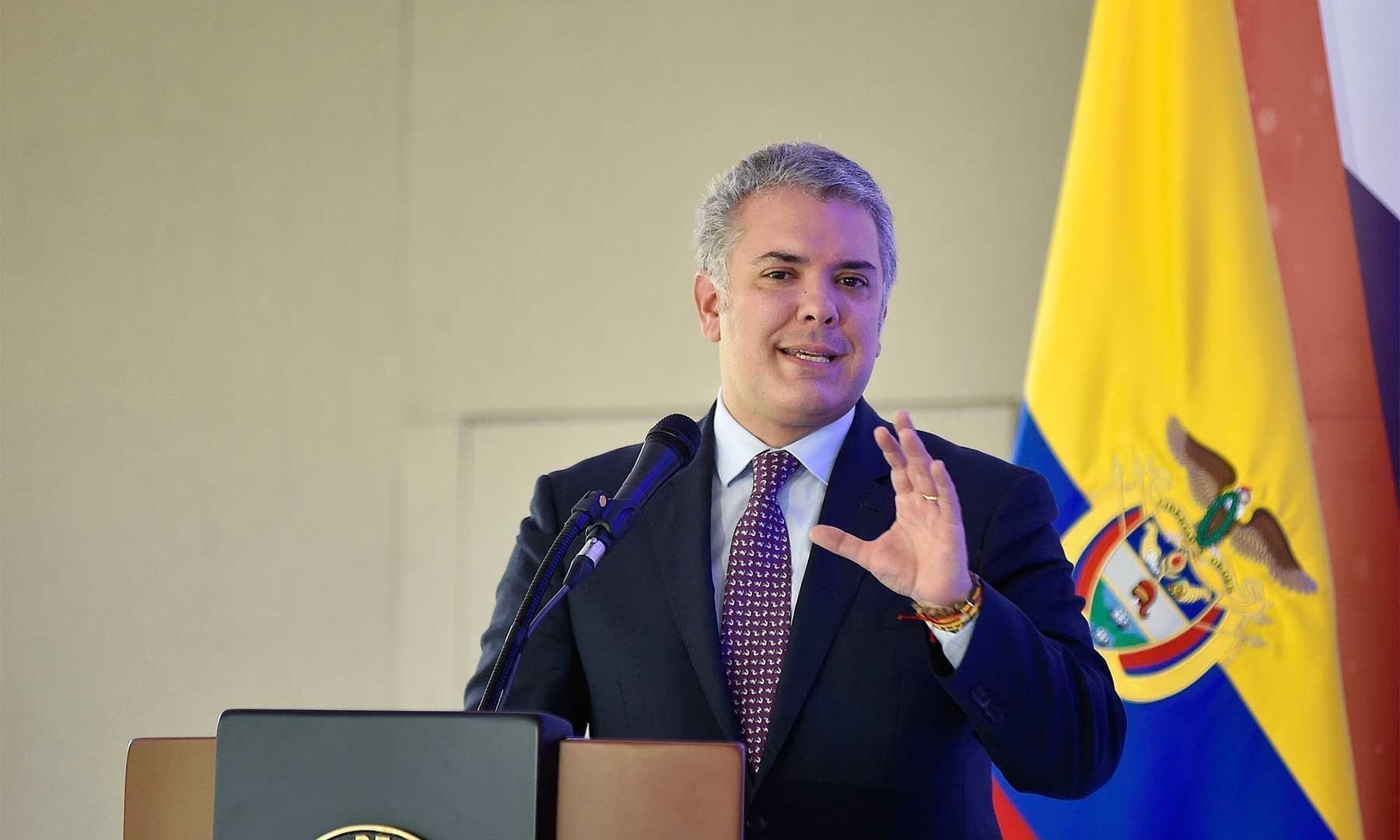 el presidente de colombia, iván duque