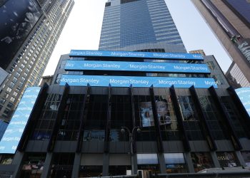 Logo de Morgan Stanley en Nueva York. - Europa Press.
