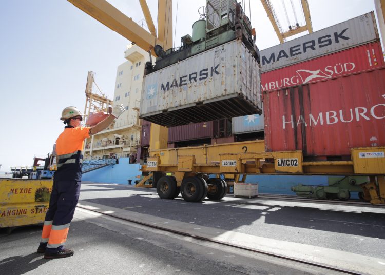Huelva.- Puertos.- El Puerto recibe la primera escala técnica de contenedores de Maersk