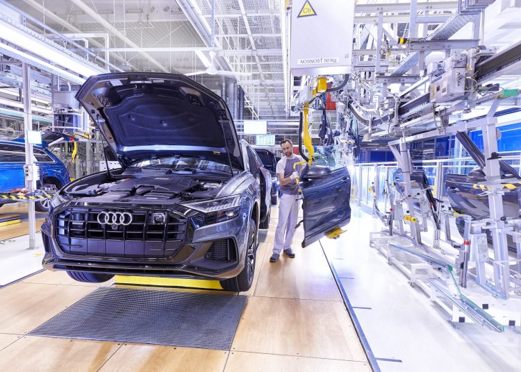 Fábrica de vehículos de Audi. | Europa Press.