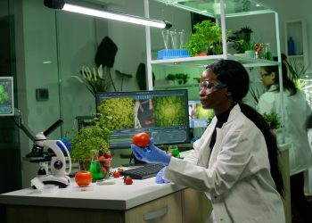Una científica examinando una fruta en un laboratorio. |
SEVEN ROOTS
02/8/2022
