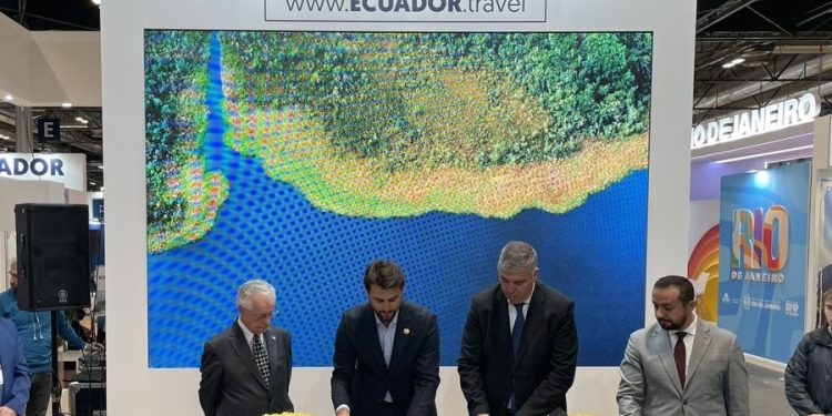 Acuerdo entre Ecuador e Ifema Madrid. El país sudamericano será País Socio en 2024 de Fitur. | Ifema Madrid vía Europa Press.