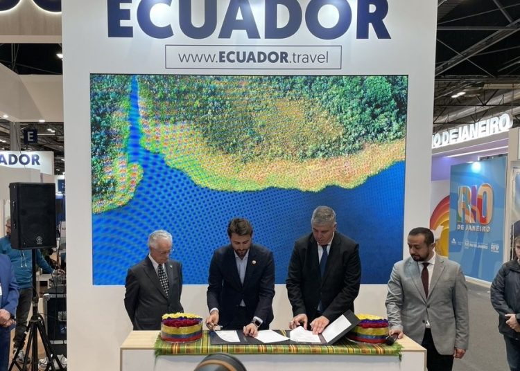 Acuerdo entre Ecuador e Ifema Madrid. El país sudamericano será País Socio en 2024 de Fitur. | Ifema Madrid vía Europa Press.