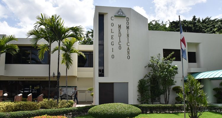 Fachada del Colegio Médico Dominicano.