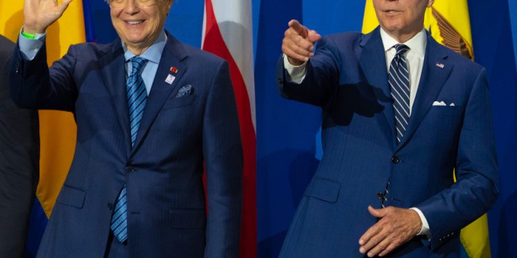 El presidente de Ecuador, Guillermo Lasso y su homólogo estadounidense, Joe Biden. | Fuente externa.