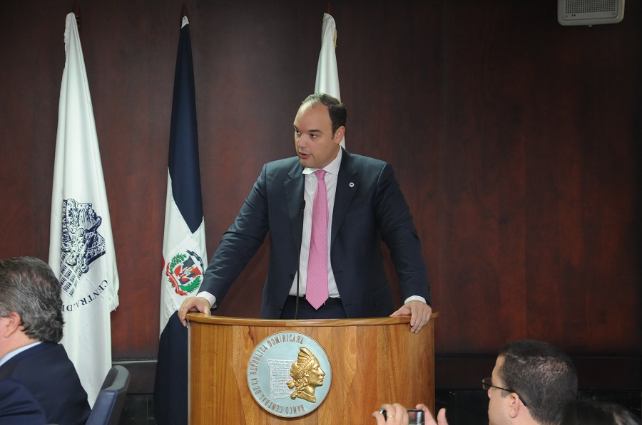 José del Castillo Saviñón, durante el seminario sobre arbitraje en el Banco Central.