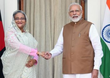 La primera ministra de Bangladesh, Sheikh Hasina y el primer ministro de la India, Narenda Modi. | DW.