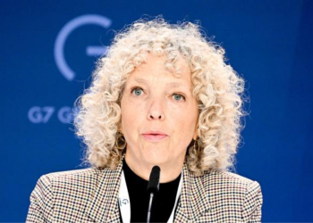 La secretaria de Estado alemana y comisionada especial para política climática internacional, Jennifer Morgan. | Filip Singer, EFE.