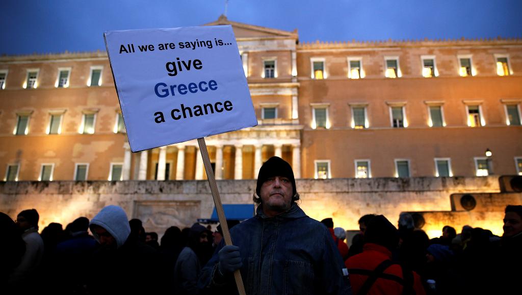 manifestación en grecia
