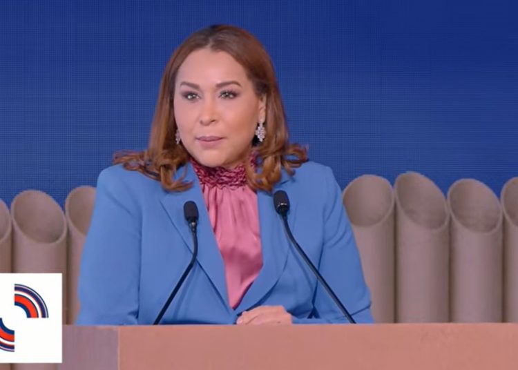 La ministra de la Mujer, Mayra Jiménez. | Fuente externa.