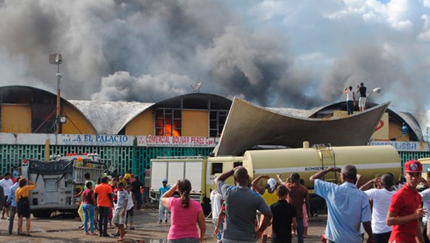 El pasado 4 de enero el Mercado Nuevo de la avenida Duarte sufrió un incendio que afectó gran parte de sus instalaciones.