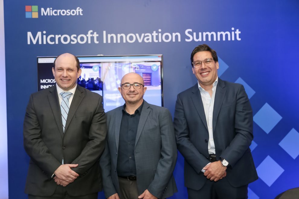 microsoft herbert lewy, roberto icasuriaga y andrés rengifo, expositores principales en el microsoft innovation summit 2019