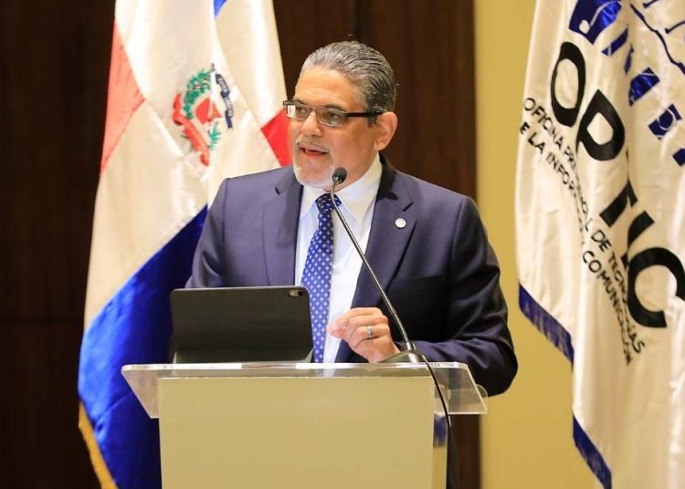 El director general de la Oficina Presidencial de Tecnologías de la Información y Comunicación (Optic), Pedro Quezada.