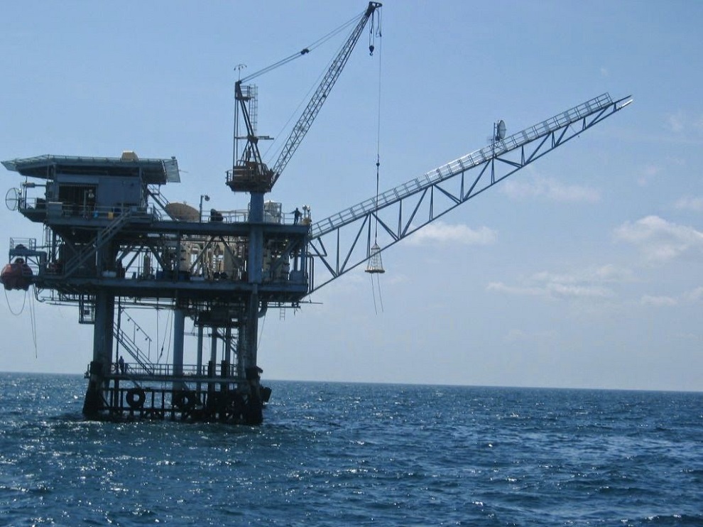 plataforma marítima petrolera