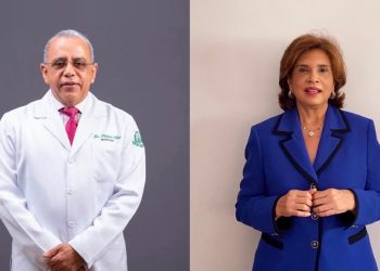 Dr. Plutarco Arias y la Dra. Ivelisse Acosta.