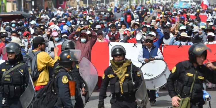 Protestas Perú.
