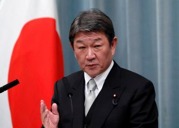El ministro de asuntos exteriores nipón, Toshimitsu Motegi. | Issei Kato, Reuters.