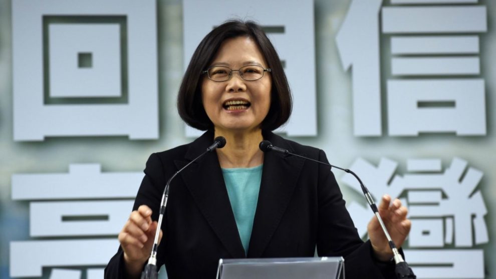 tsai ing wen, presidenta de taiwán