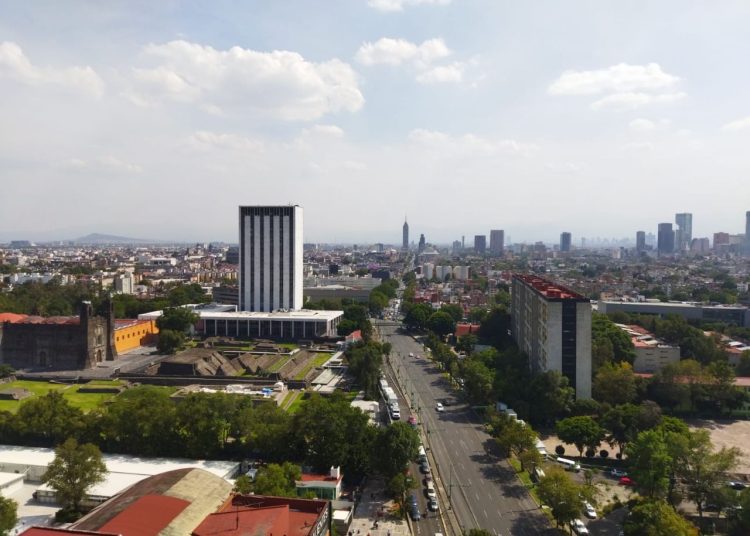 Vista de ciudad de Mexico.