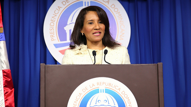 Zoraima Cuello, viceministra de la Presidencia y portavoz del Sistema de Emergencias 911.
