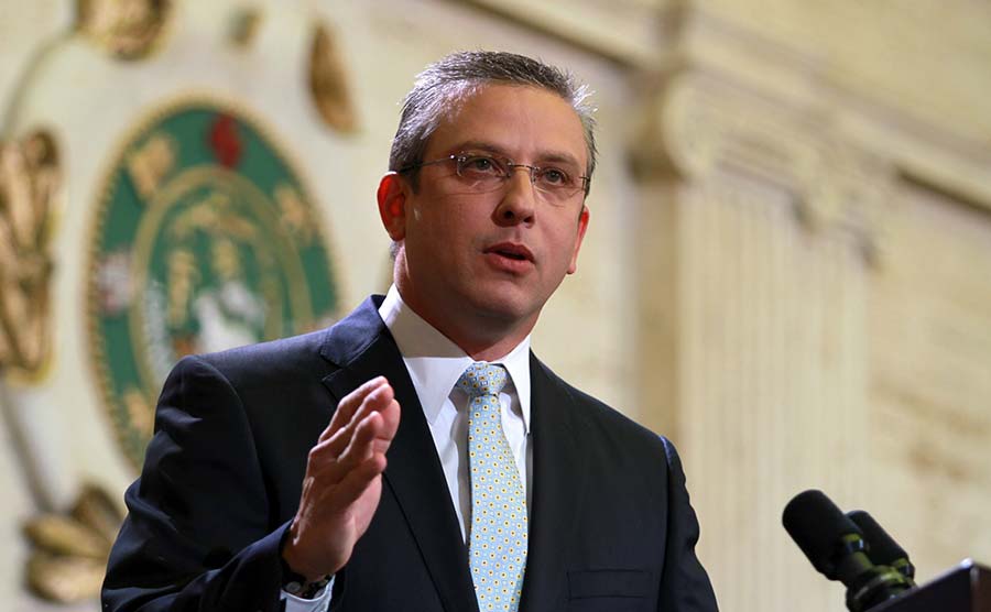Alejandro García Padilla, gobernador de Puerto Rico. | Fuente externa