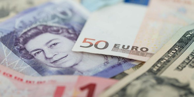 libra esterlina euro dolar