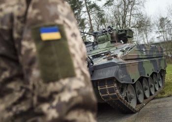 Tanque de guerra de Ucrania - Fuente externa.