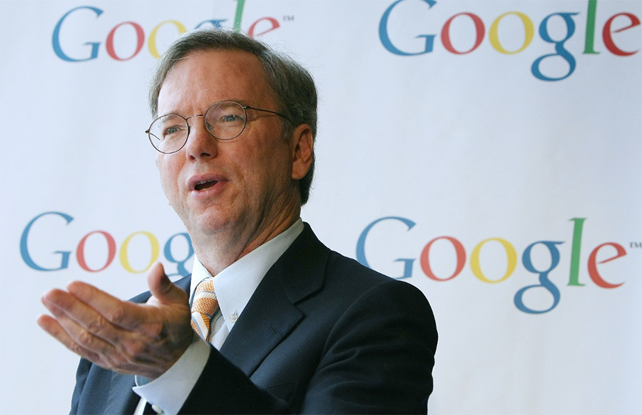 Eric Schmidt, presidente ejecutivo de Google.
