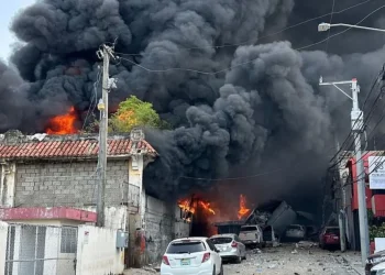 Explosión de San Cristóbal el pasado lunes 14 de agosto. - Fuente externo.