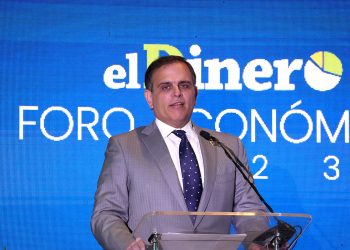 Jochi Vicente fue el orador principal en el Foro Económico elDinero 2023.