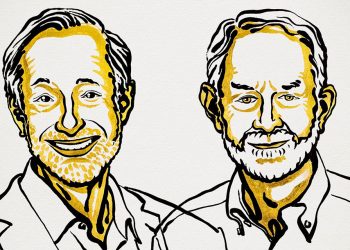Paul R. Milgrom y Robert B Wilson, premios Nobel de Economía 2020. | Premios Nobel via Europa Press.