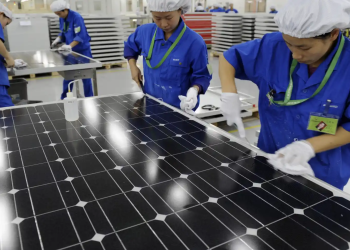 Placas solares fabricadas en China. | Fuente externa.